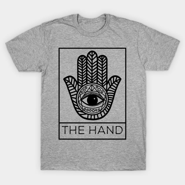 Tarot The Hamsa hand T-Shirt by livania